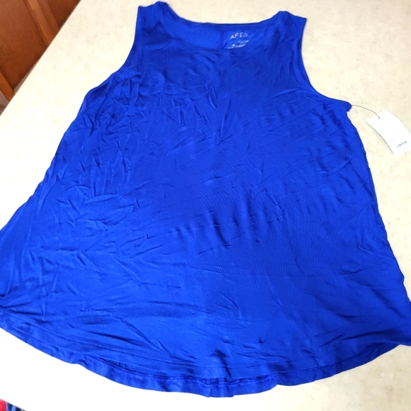 🛒🛍️💥NWT mens size large apt 9 super soft blue tank top brand new - Picture 1 of 5